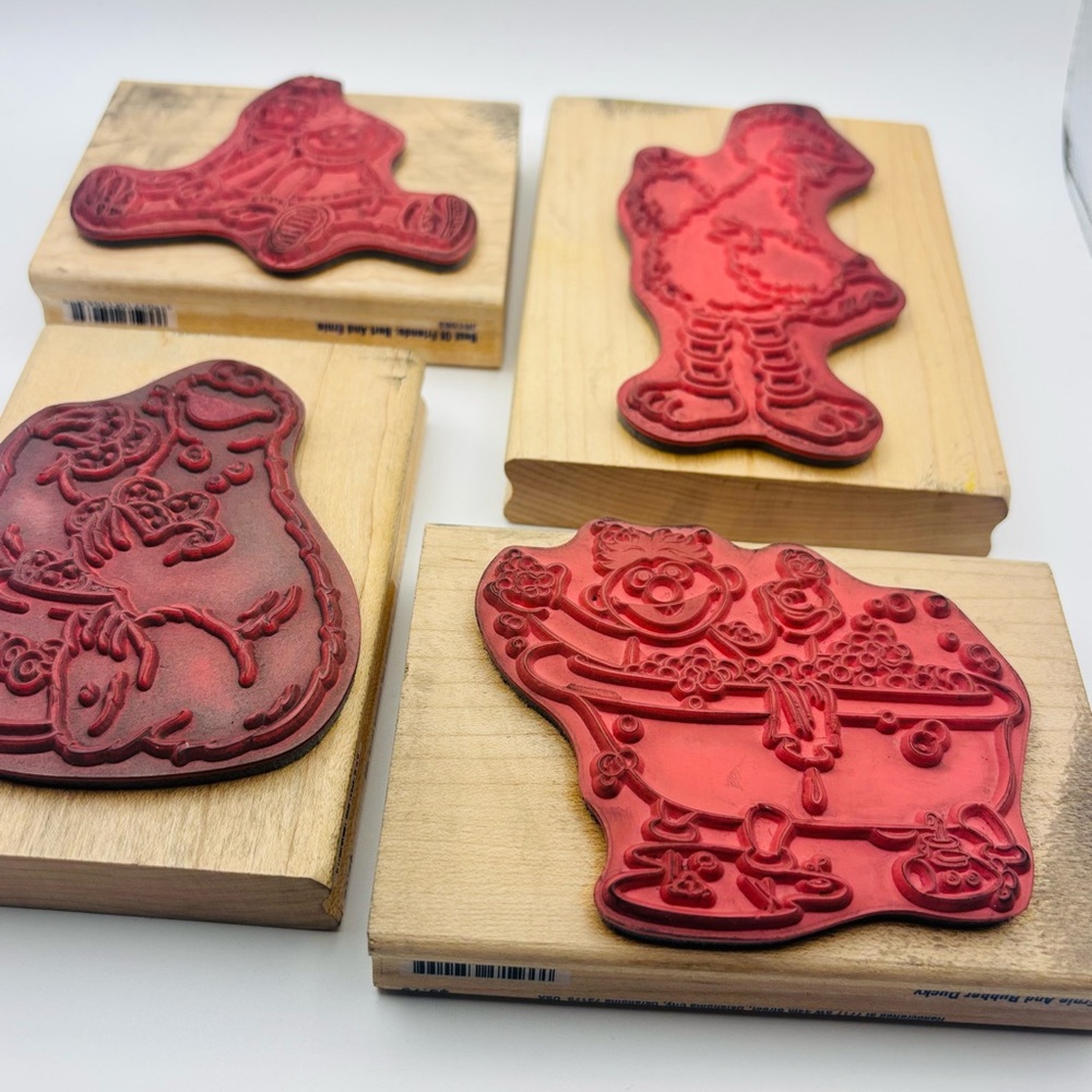 Y2K Sesame Street Wooden Stamps Set – Fun, Colorful, Great Condition - Picture 8 of 14